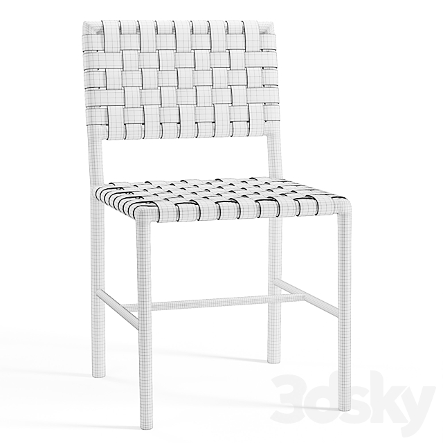 Greely chair 3DS Max Model - thumbnail 6