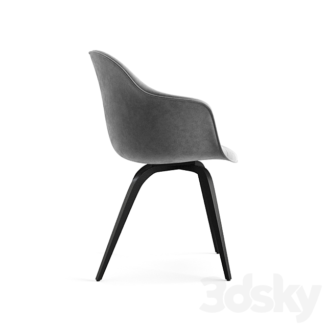 Gubi Bat Dining Chair Collection 3DS Max Model - thumbnail 3