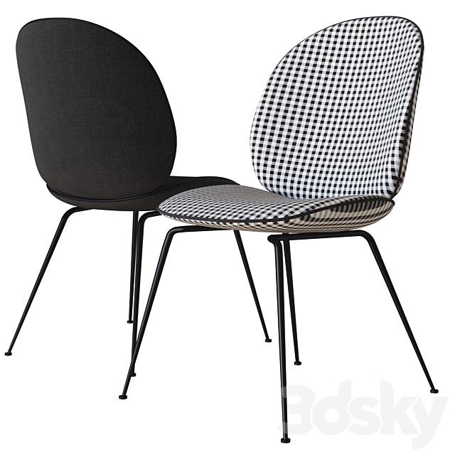 gubi beetle dining chair 3DSMax File - thumbnail 1