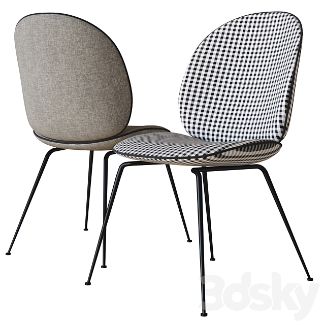 gubi beetle dining chair 3DSMax File - thumbnail 2