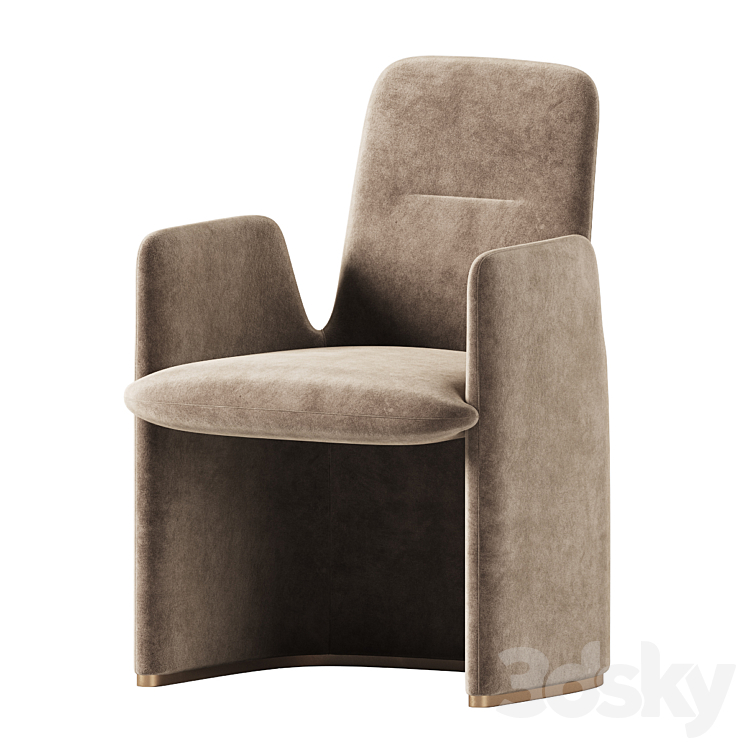 Guest Armchair Poliform 3DS Max Model - thumbnail 2