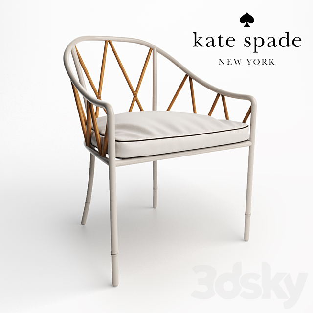 Halsey chair – Kate Spade 3DSMax File - thumbnail 1