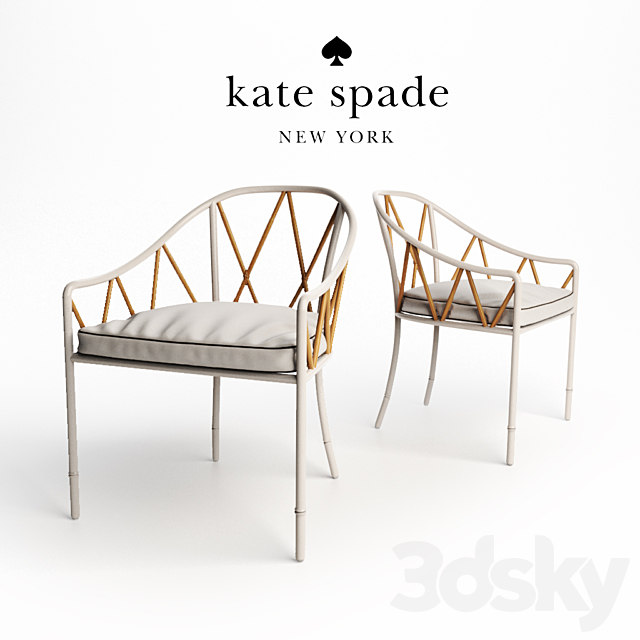 Halsey chair – Kate Spade 3DSMax File - thumbnail 2