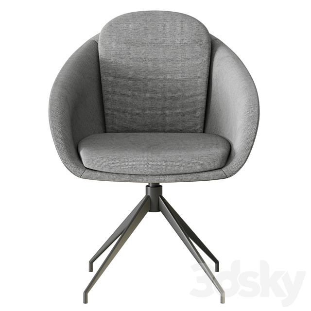 Hamble Chair 3ds Max - thumbnail 3