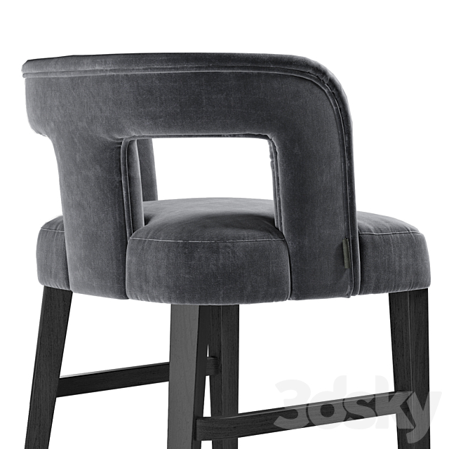 HAMILTON CONTE Penelope Barstool 3DSMax File - thumbnail 2