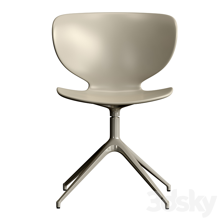 Hamilton dining chair 3DS Max Model - thumbnail 2