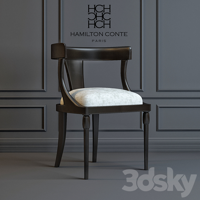 HAMILTON PARIS JOSEPHINE chair 3DSMax File - thumbnail 1