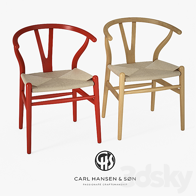 Hans J. Wegner – Wishbone Chair 3DSMax File - thumbnail 2