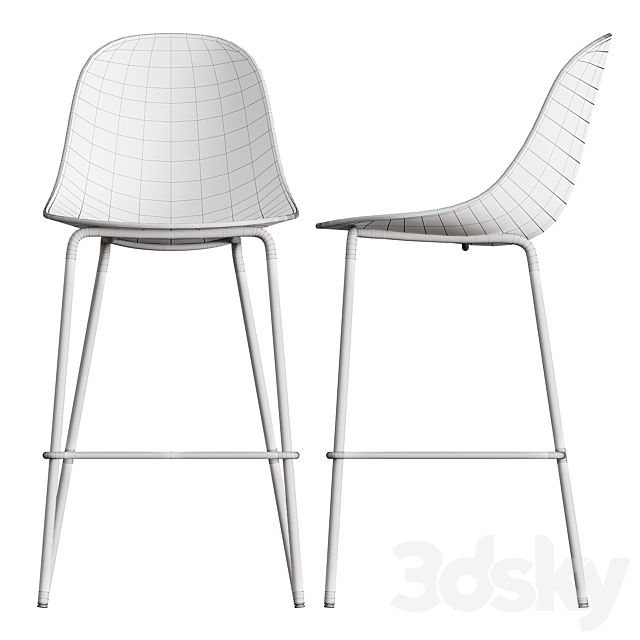 Harbor Side Stool 3DSMax File - thumbnail 6