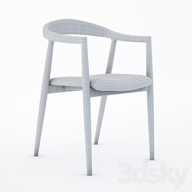 HATA chair 3ds Max - thumbnail 3