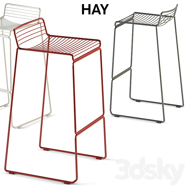 HAY _ HEE BAR STOOL 3DSMax File - thumbnail 1