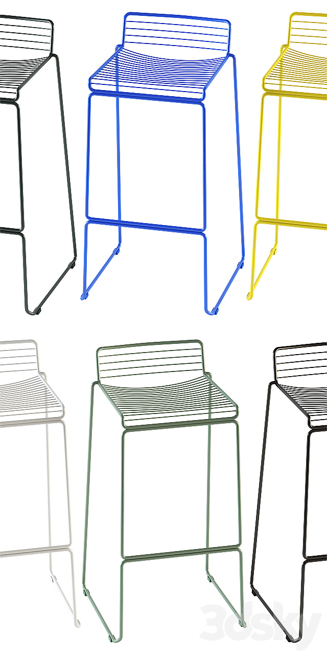 HAY _ HEE BAR STOOL 3DSMax File - thumbnail 2