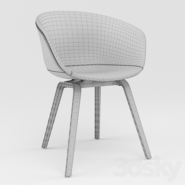 Hay About A Chair AAC23 3DS Max Model - thumbnail 2