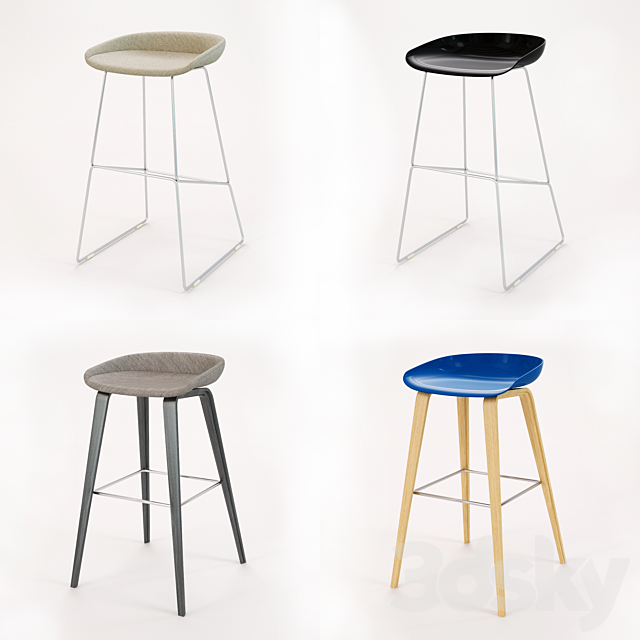 HAY About a Stool Hooker 3DS Max Model - thumbnail 3