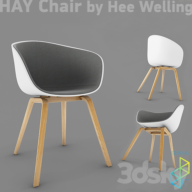 HAY Chair – 4 types 3DSMax File - thumbnail 1