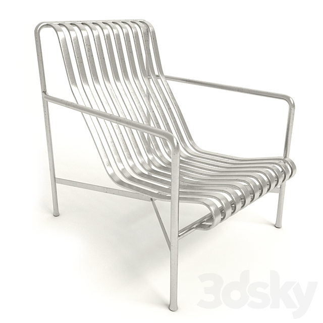 Hay Palissade hot galvanised 3DS Max Model - thumbnail 3