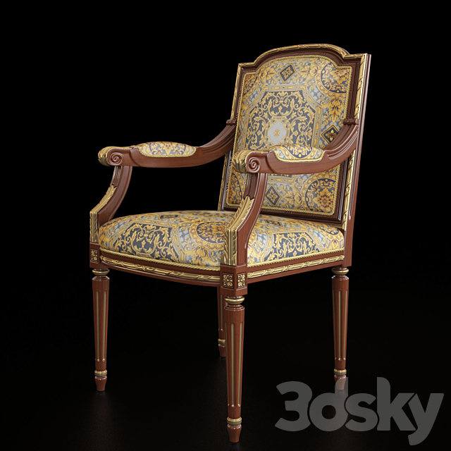 Head table chairs Modenese Gastone 2019 3ds Max - thumbnail 1