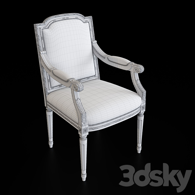 Head table chairs Modenese Gastone 2019 3ds Max - thumbnail 2