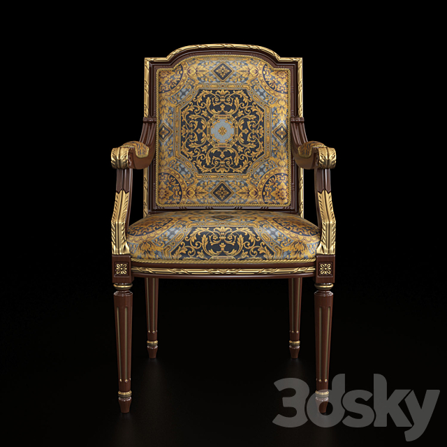 Head table chairs Modenese Gastone 2019 3ds Max - thumbnail 3