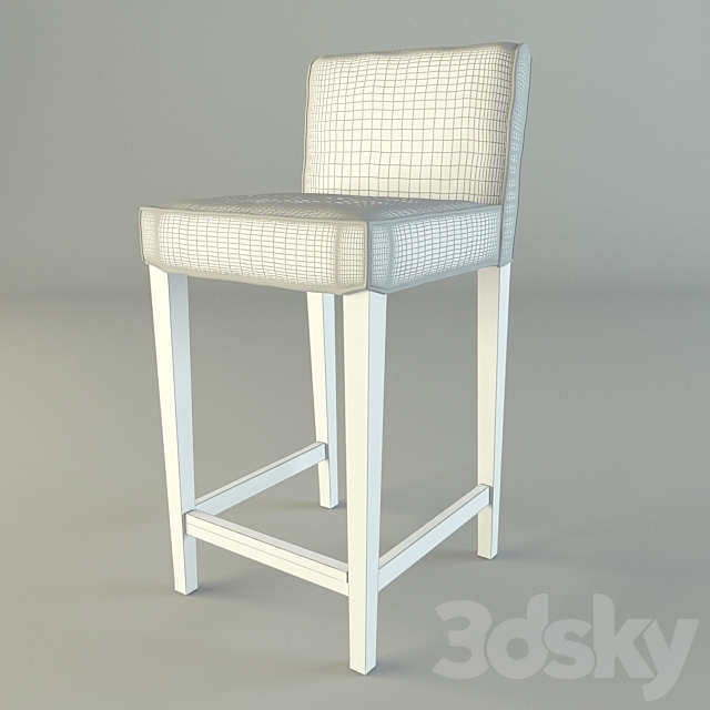 HENRIKSDAL bar stool 3DSMax File - thumbnail 2