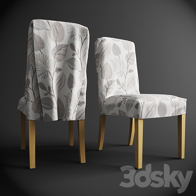 Henriksdal chair with removable covers IKEA 3DSMax File - thumbnail 2