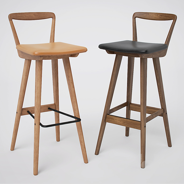 Henry Rosengren Hansen Bar Stools 3DSMax File - thumbnail 1