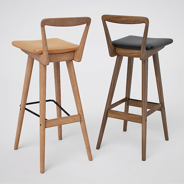 Henry Rosengren Hansen Bar Stools 3DSMax File - thumbnail 2