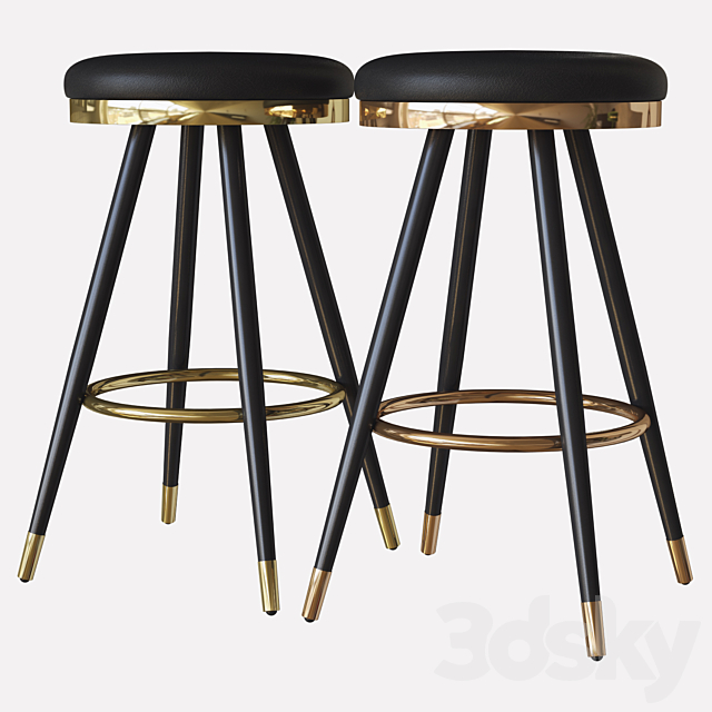 hera bar stool cultfurniture 3DSMax File - thumbnail 1