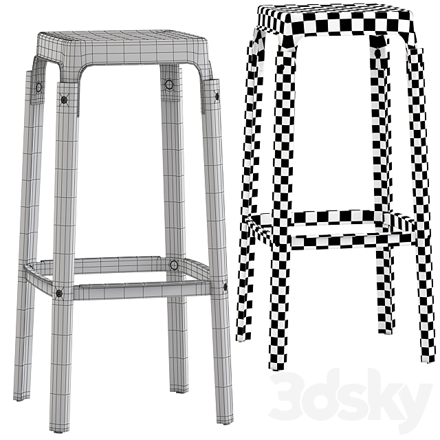 Herman Miller Magis Stool 3DSMax File - thumbnail 5