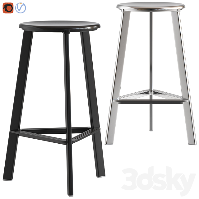 Herman Miller Prospect Stool 3DSMax File - thumbnail 1