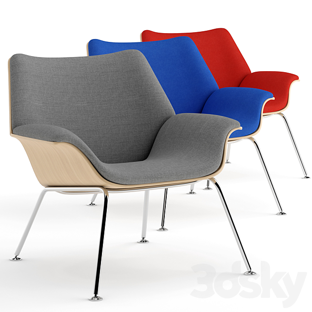 Herman Miller Swoop lounge chair 3ds Max - thumbnail 1