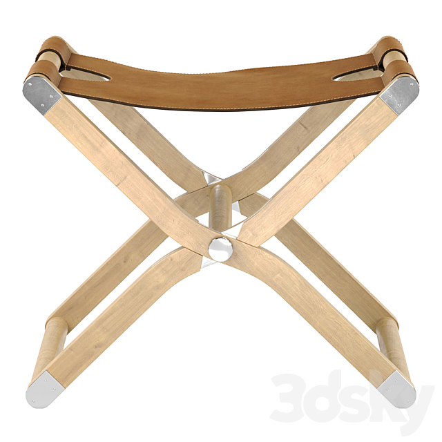 Hermes Pippa Folding Stool 3DSMax File - thumbnail 2