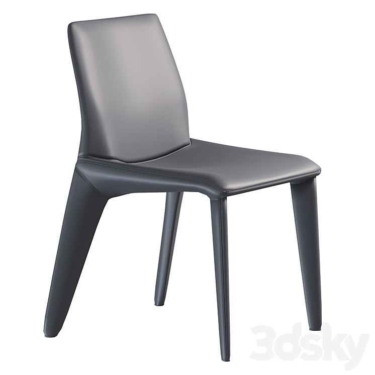 Heron chair by bonaldo 3DS Max Model - thumbnail 1