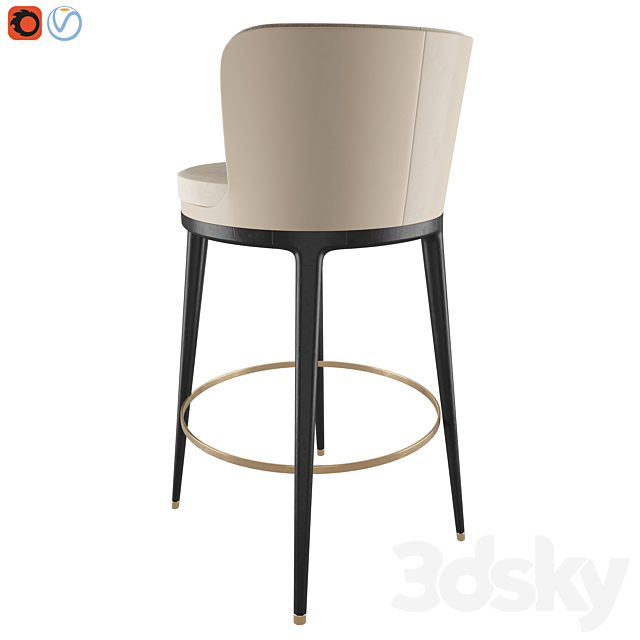 HICKS – Bar Stool 3DSMax File - thumbnail 2