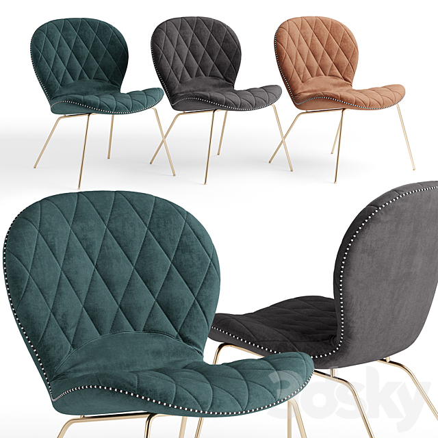 Hiro armchair 3ds Max - thumbnail 1