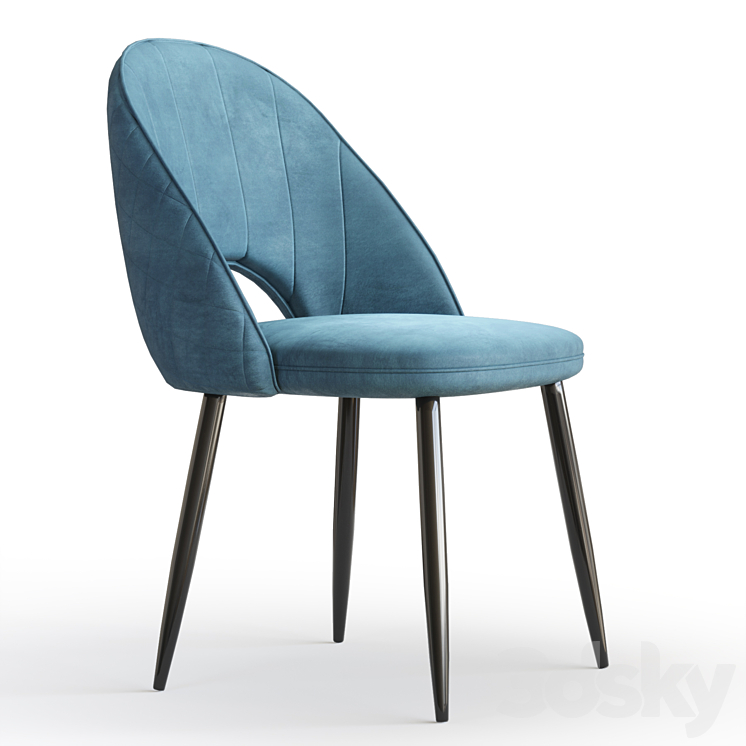 Hoff Soho chair 3DS Max Model - thumbnail 1