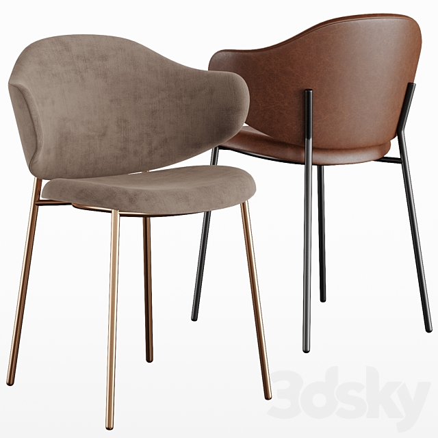 Holly chair Calligaris 3DSMax File - thumbnail 2