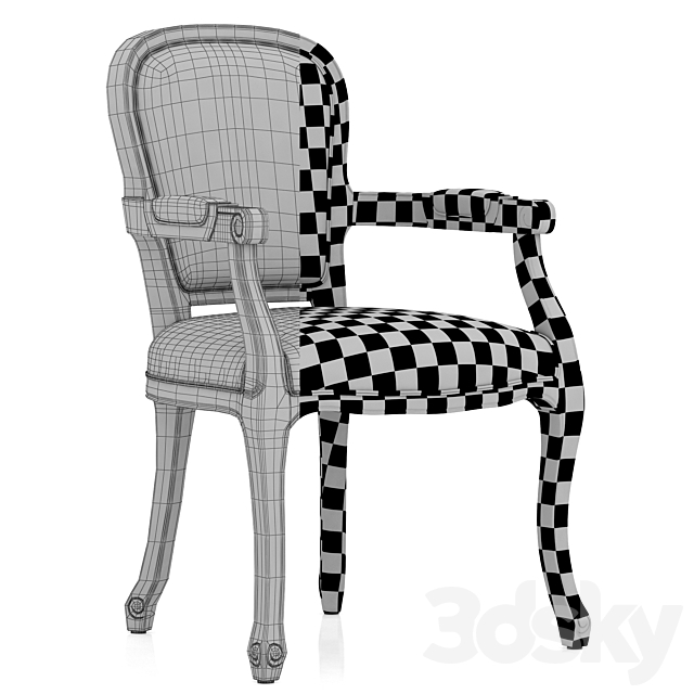 Home Concept Chair Jean-Paul 3DSMax File - thumbnail 4