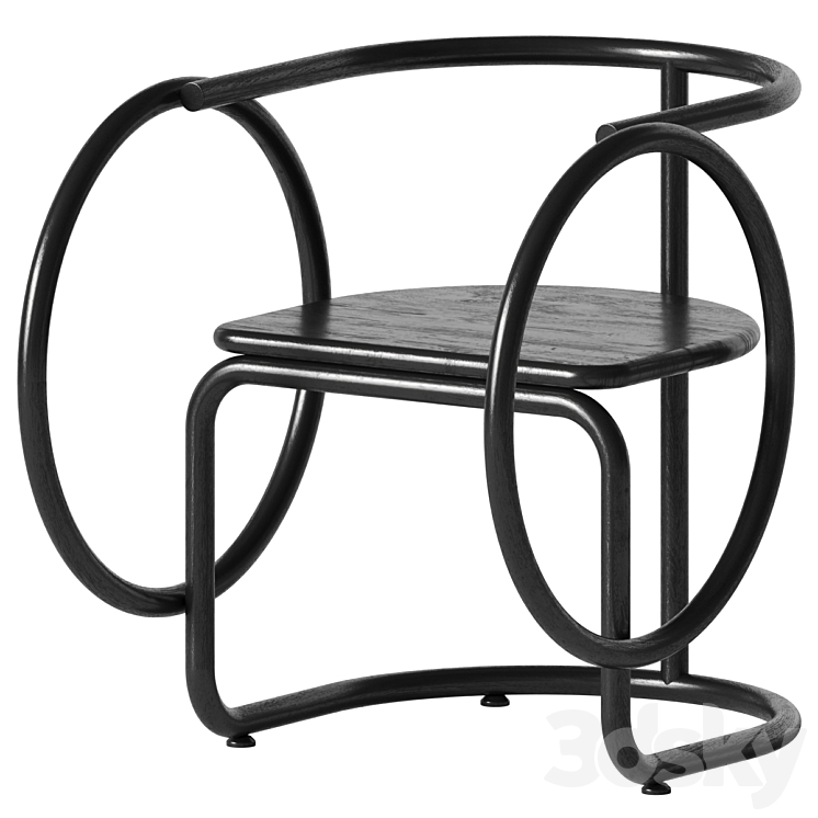 Hoop Chair – Subin Seol 3DS Max Model - thumbnail 3