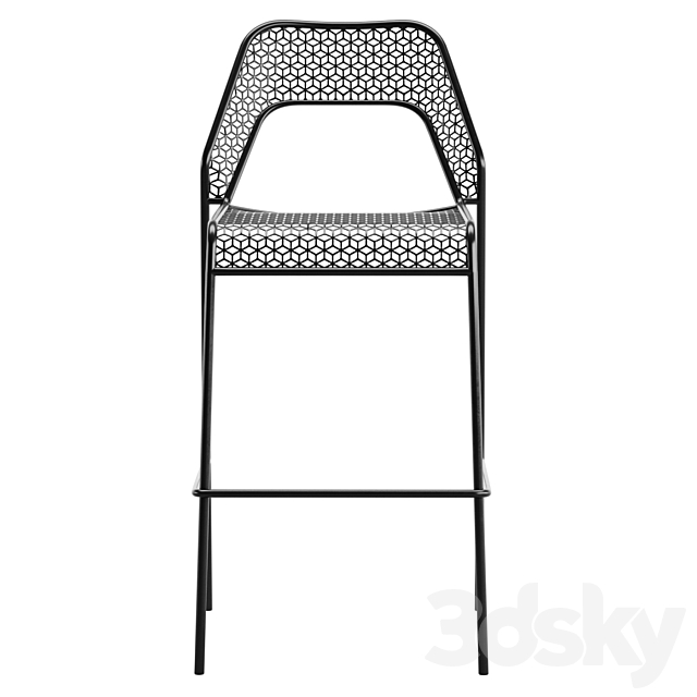 Hot Mesh Barstool by blu dot 3DS Max Model - thumbnail 2