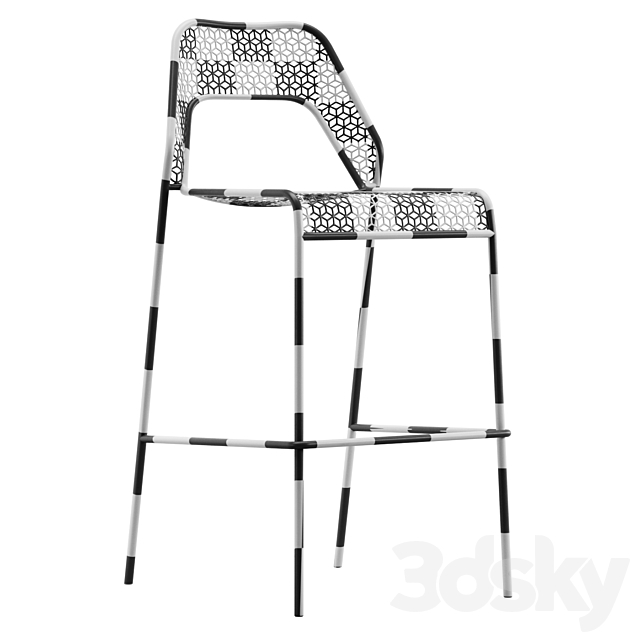 Hot Mesh Barstool by blu dot 3DS Max Model - thumbnail 5