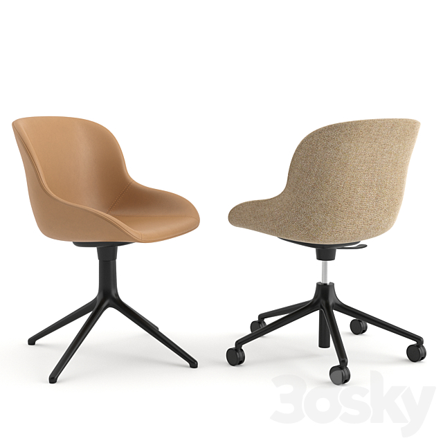 HYG Chairs Upholstery by Normann Copenhagen 3ds Max - thumbnail 2