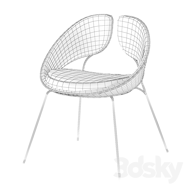 Hyoku Alma De Luce Chair 3DS Max Model - thumbnail 5