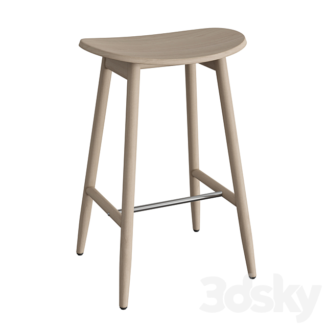 Icha Bar Stool 3DSMax File - thumbnail 1