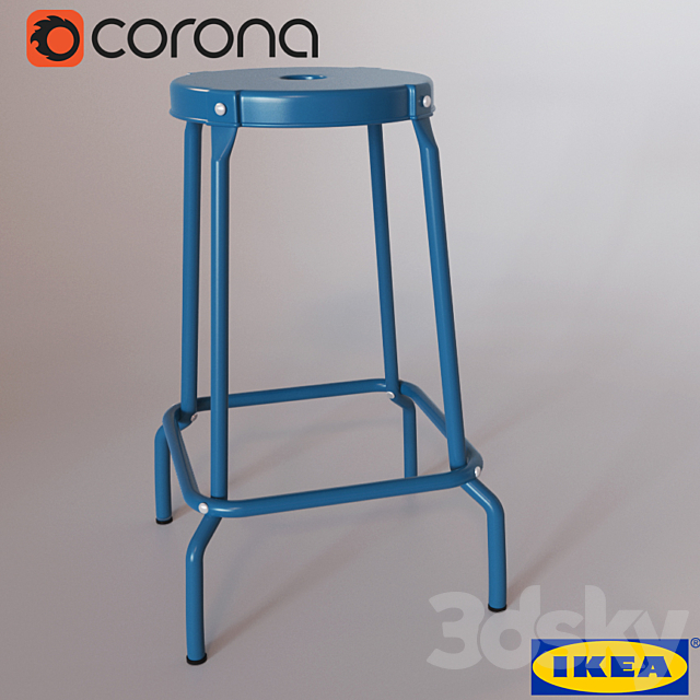 ikea Stools ROSKUG 3DSMax File - thumbnail 1