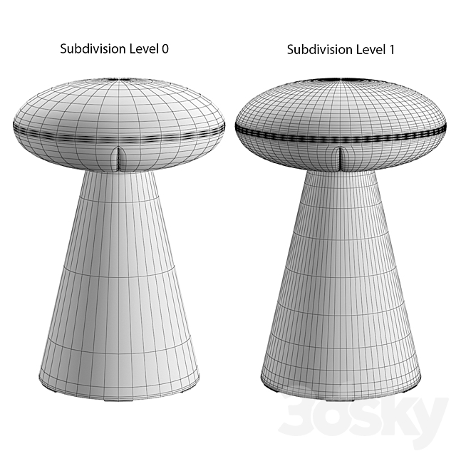 Ikon 862 Italian Low Chair 3DSMax File - thumbnail 6