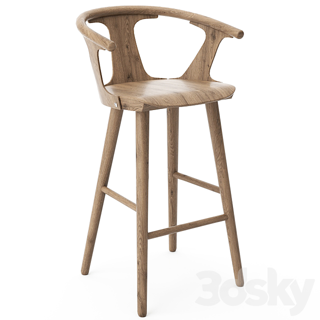 In Between SK9 Barstool 3DS Max Model - thumbnail 1