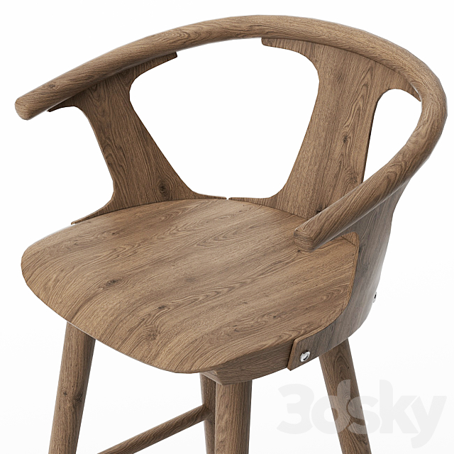 In Between SK9 Barstool 3DS Max Model - thumbnail 2