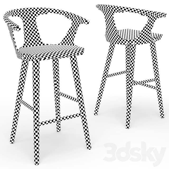 In Between SK9 Barstool 3DS Max Model - thumbnail 5