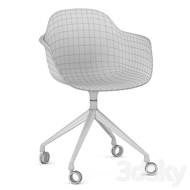 Infinity Sicla chair on all frames 3ds Max - thumbnail 2